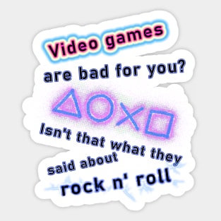 Video Games Sticker